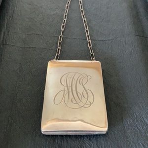 Sterling Silver 1920’s ladies coin bag/ wristlet